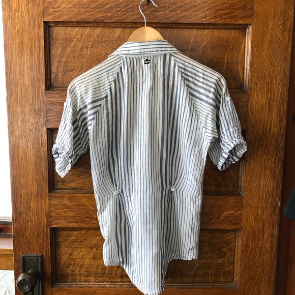 Billabong striped button down shirt - Picture 4 of 7